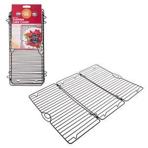 D.LINE Daily Bake Non-stick Foldable Rectangular Cake Cooler Baking Rack 46x32cm - Bild 1 von 6
