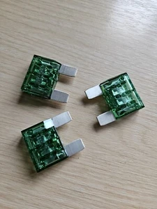 Stinger MAX 30S Maxi-type fuse 30amp krome finish - pack of 3 - Picture 1 of 3