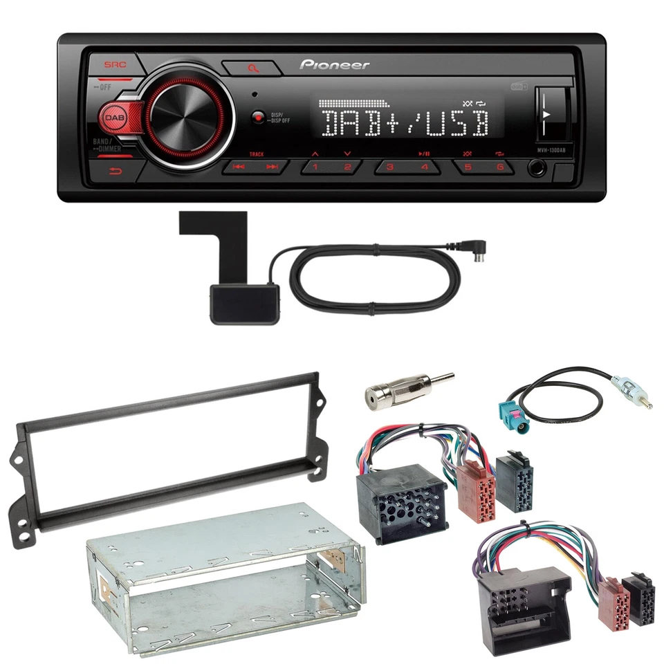 Pioneer MVH-130DAB Digitalradio USB Einbauset für MINI R50 R52 R53 - Bild 1 von 1