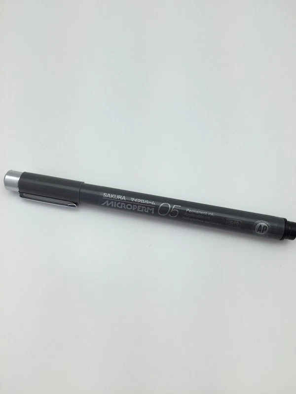 Tinta permanente Sakura Marker Microperm negra ultra fina 05 Foto 1 de 1