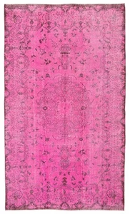 Vintage Hand-Knotted Area Rug 5'5" x 9'5" Traditional Wool Carpet - Picture 1 of 9