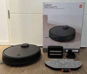 Xiaomi Robot Vacuum T12 - Staubsaugerroboter schwarz Saugroboter Wischfunktion - Bild 1 von 9