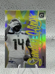 2024 Panini Optic DK METCALF SUNDAY KINGS PRIZM SSP Seahawks/Pittsburgh STEELERS - Picture 1 of 4