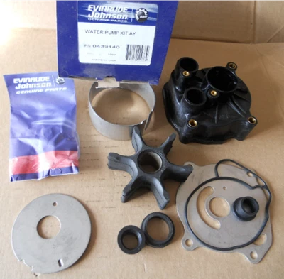 Johnson Evinrude 85-115-135-140  Water Pump Impeller Kit Dual Tube 439140 388284 - Image 1 of 4