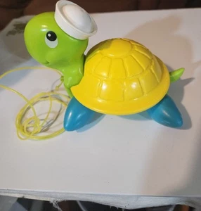 Fisher Price Pull Along Sailor Turtle Toy Vintage 1976, 77, 78? - Picture 1 of 7