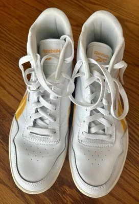 Reebok Womens Club High Top Retro Style Sneakers Size 10 Yellow MemoryTech Ortho - Image 1 of 4