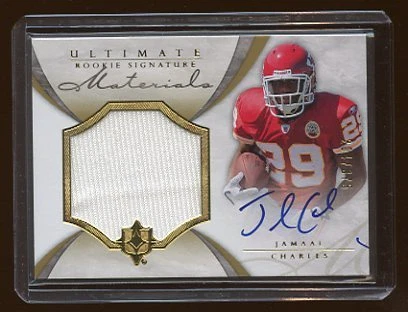 JAMAAL CHARLES 2008 ULTIMATE RC AUTOGRAPH JERSEY /375 - Image 1 of 1