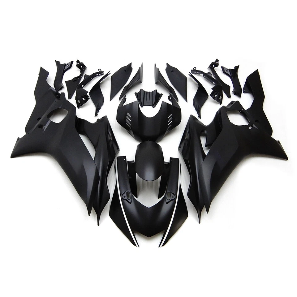 ABS Fairings Kit for Yamaha YZF600 R6 2017 - 2021 18 19 20 Body Kit Matte Black - Image 1 of 4