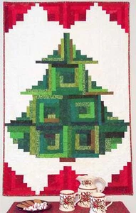 Trim The Tree Quilt-Muster von Jean Ann Wright für Cut Loose Press - Bild 1 von 2