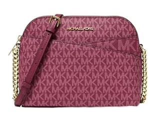 Borsa a mano Michael Kors donna jet set media in pelle a tracolla - gelso - Foto 1 di 4