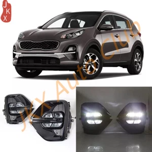 LED DRL Daytime Running Lights Fog Driving Lamps u For Kia Sportage/KX5 2019-20 - Picture 1 of 7