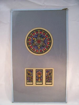 Pieza de tinta católica para vitrales All Seeing Eye de C. Schattauer Kelm  Foto 1 de 4