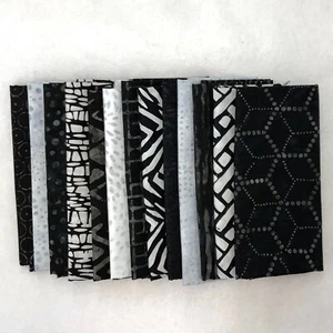 POUND PACK PLUS 1393 100% Cotton Batiks & Handpaint Fabric Scrap Hand Dyed - Picture 1 of 2