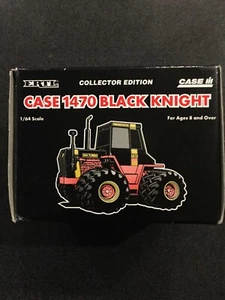 Price Reduced! Case 1470 Black Knight ERTL Collector Edition - Scale 1/64 - Picture 1 of 3