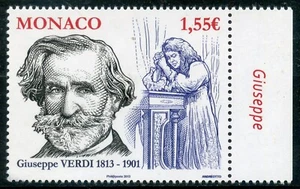 PHOTO CONTRACTUELLE TIMBRE MONACO NEUF N° 2876 ** GIUSEPPE VERDI - Photo 1/1