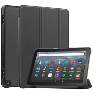 ALL-NEW For AMAZON Fire HD 8 Tablet (2020) Case Smart Book Stand Cover 10Th Gen - Picture 1 of 20