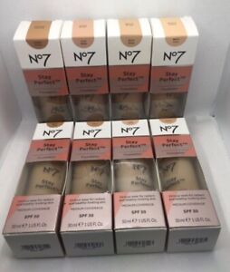 No7 stay perfect foundation - spf30 - 30ml - new type - please choose your shade