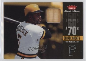 2006 Fleer Greats of the Game Decade Greats Memorabilia Bill Madlock #DEC-BI