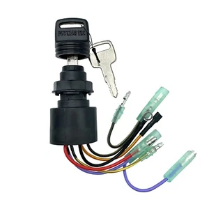 Boat Ignition Switch with Key Replacement for Mercury Mariner Outboard Motor - Picture 1 of 6