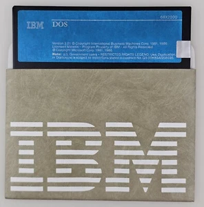 Disquete IBM DOS versión 3.21 programas complementarios 68X2200 1986 - Imagen 1 de 5