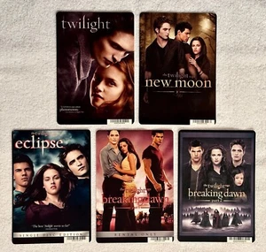Juego de Franquicia Crepúsculo TARJETAS DE APOYO BLOCKBUSTER 5 1/2x8 SIN PELÍCULAS - Imagen 1 de 1