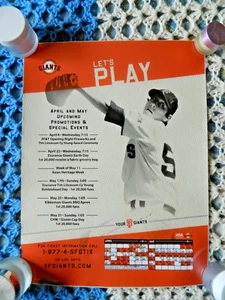 San Francisco Giants Tim Lincecum Let's Play Poster - Picture 1 of 3