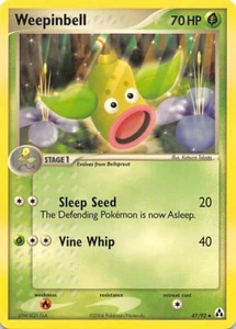 WEEPINBELL 47/92 - UNCOMMON - NON-HOLO - EX Legend Maker - Pokémon Card - NM/M - Picture 1 of 2