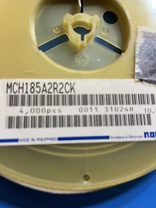 MCH185A2R2CK RES MULTI/LYR CER 50V 11.36% C0G 0.0000022uf 0603 SMT (100 PER LOT) - Picture 1 of 6