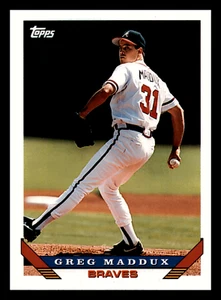 1993 Topps Traded Greg Maddux HOF Atlanta Braves #54T Centered Mint - Picture 1 of 2