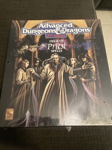 Deck of priest spells Advanced Dungeons and Dragons 2nd Edition - 4 decks unopen