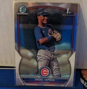 2023 Bowman Chrome 1st Angel Cepeda
