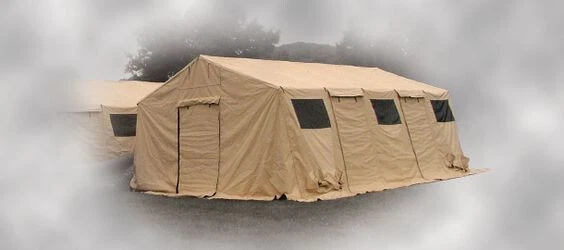 HDT Base-X 305 Military Tent Shelter LOADED w/ Liner, Floor, and Electrical +++ - Image 1 of 1
