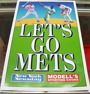 NEW YORK METS 1993 NEWSDAY OPENING DAY POSTER - COLORADO ROCKIES NL DEDUT - Picture 1 of 2