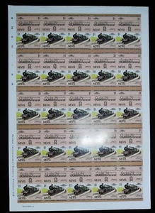 LOCOMOTIVES FEUILLE COMPLETE 50 TIMBRES ND N° 137-138 NEUFS** BONNE VALEUR. - Picture 1 of 1