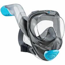 WildHorn Outfitters Seaview 180Â° V2 Full Face Snorkel Mask, Large Sky