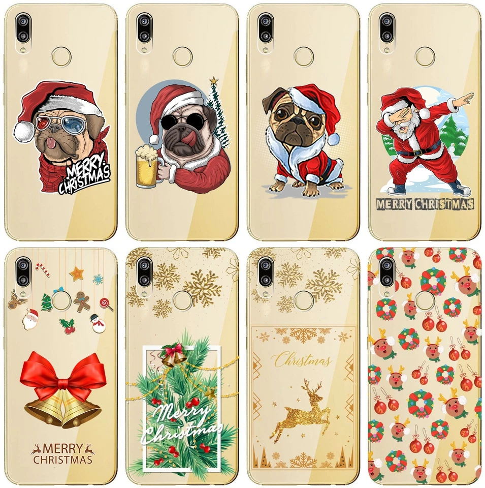 Cover Custodia per Xiaomi Redmi Note 7 in TPU morbido disegno L2 Natale - Immagine 1 di 1