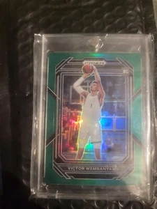 2023-24 Panini Prizm Draft Picks - Green Prizm #2 Victor Wembanyama (RC) - Picture 1 of 2