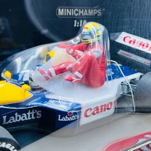 MINICHAMPS 1/18 Williams Renault FW14 GP di Gran Bretagna 1991 cavalcabile su Senna 540911805 - Foto 1 di 4