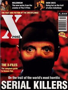 XPOSE: FACT & FICTION OF UNEXPLAINED #2 1996 X-FILES SERIAL KILLERS MILLENNIUM 