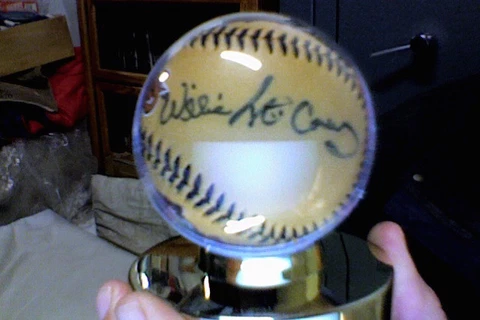 WILLIE MCCOVEY San Francisco GIANTS "LEGENDS" Baseball 2005 RARE and Signed Cover