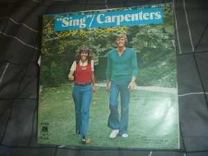 Carpenters SING, i wont last a day without you Japan 1973 7" vinyl w insert - Picture 1 of 6