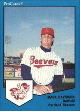 1989 Portland Beavers ProCards #227 Mark Davidson