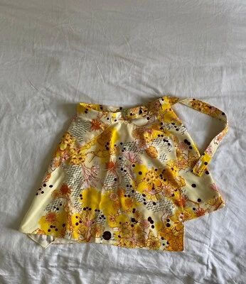 Falda acampanada y plisada cintura alta talla 42 - amarilla rosa y negra Foto 1 de 4