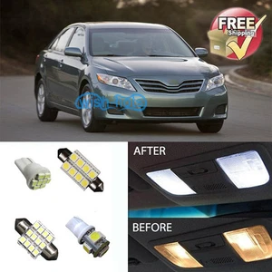6Pcs Dome Map LED 12V Interior Package Kit for Toyota Camry 2007-2011 White - Picture 1 of 7
