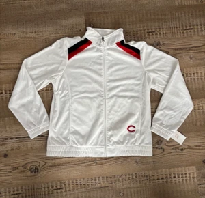 Women's G-III 4Her by Carl Banks White Cincinnati Reds Full-Zip Size XL (K4) - Picture 1 of 2