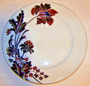 Mikasa Cocoa Blossom Accent Plate Iris  Design   8" dia. - Picture 1 of 2