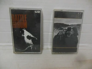 LOT OF 2 nr mint U2 cassettes THE JOSHUA TREE + RATTLE AND HUM - Picture 1 of 8