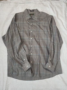 Colours Alexander Julian Men's Size XL Cotton Plaid Long Sleeve Button-up N2#242 - Picture 1 of 5