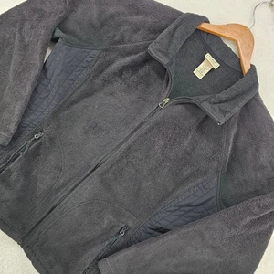 Vintage L.L.Bean Pullover Jacke Damen Gr. XL schwarz Fleece Reißverschlusstaschen Full-Zip - Bild 1 von 22