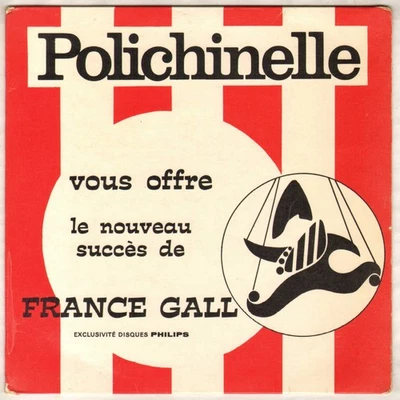 FRANCE GALL / MAURICE BIRAUD "POLICHINELLE" SP 1967 PHILIPS 373.967 PROMO ! - Photo 1/4